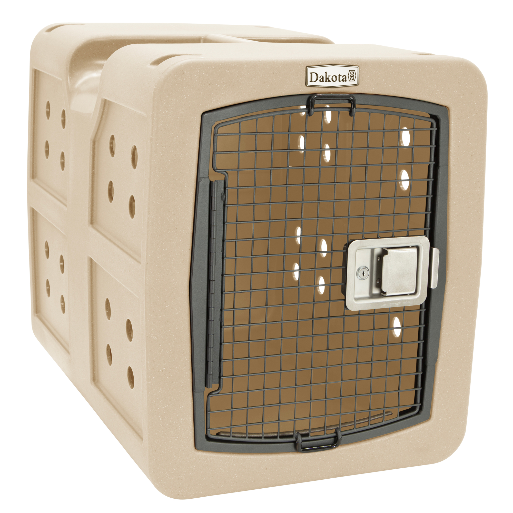 Dakota 283 G3 Framed Door Kennel — Medium, Sandstone, Ultra-Secure Lock, Model# D2-G3MED-SGN-SAN